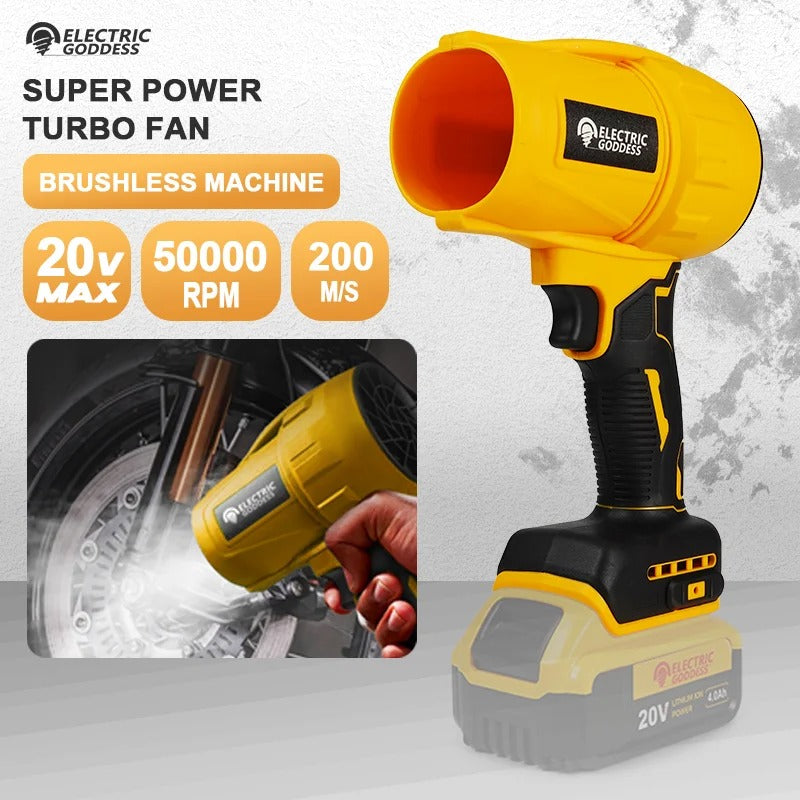 El Turbo soplador portátil que seca, limpia y ordena al tiro - Inalámbrico.