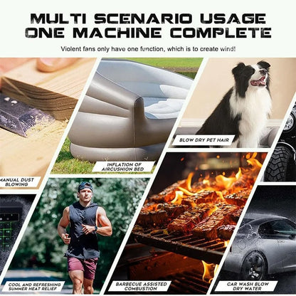 El Turbo soplador portátil que seca, limpia y ordena al tiro - Inalámbrico.